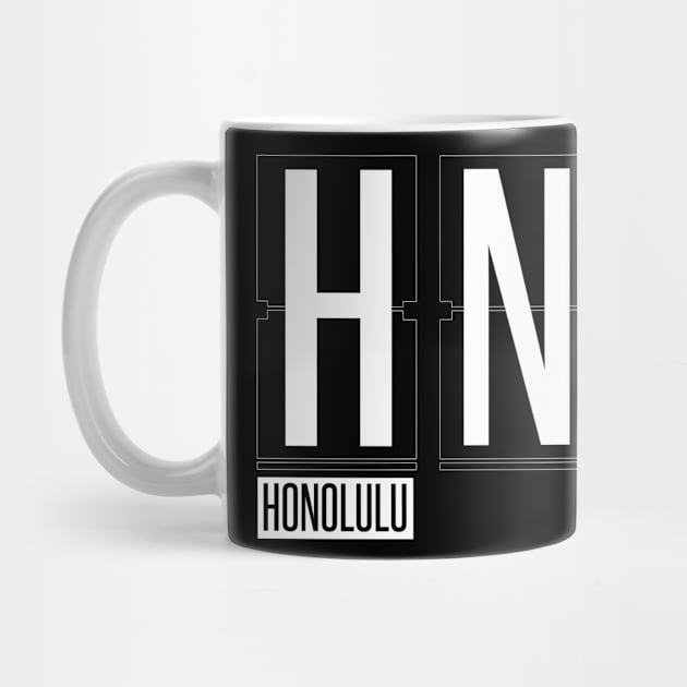 HNL - Honolulu HI Airport Code Souvenir or Gift Shirt by HopeandHobby